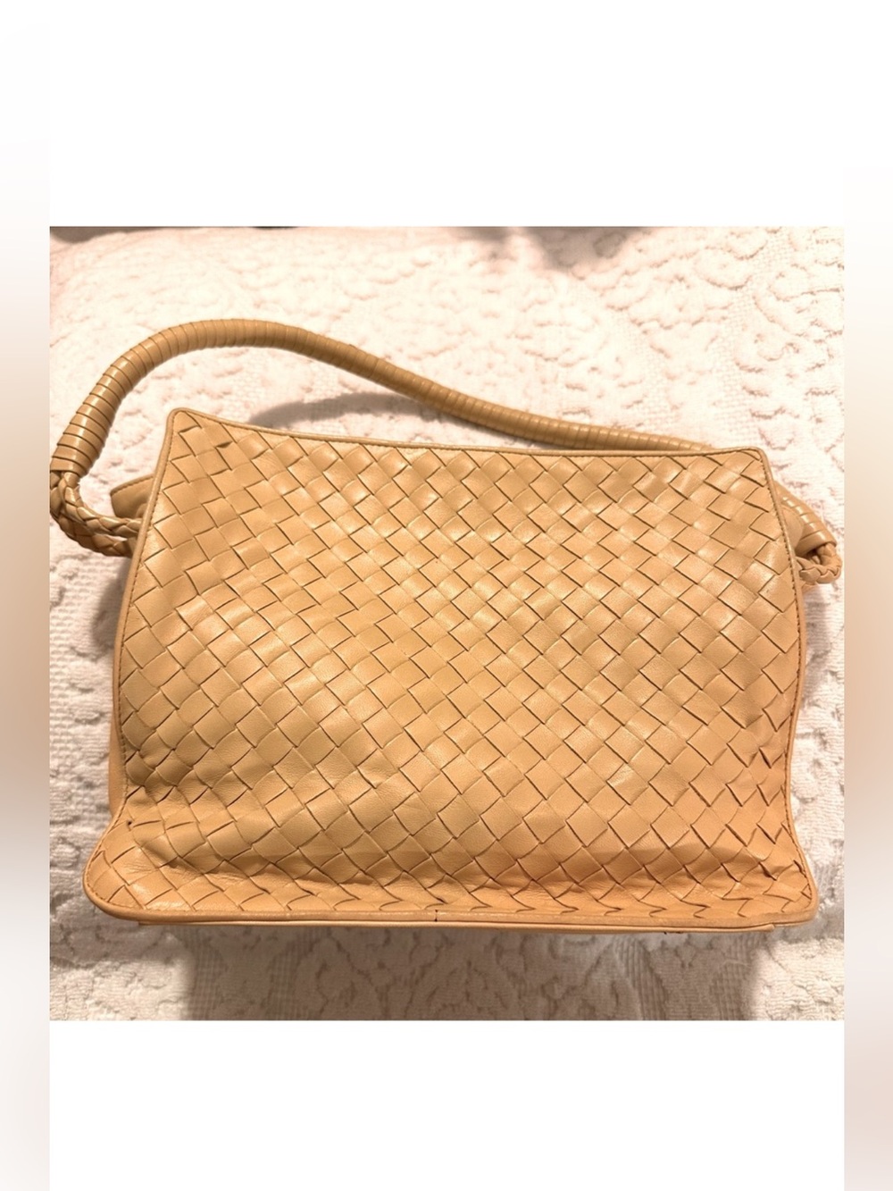 Bottega Veneta | Handbag | Vintage Intrecciato Leather Shoulder Bag Yellow - Picture 2 of 15